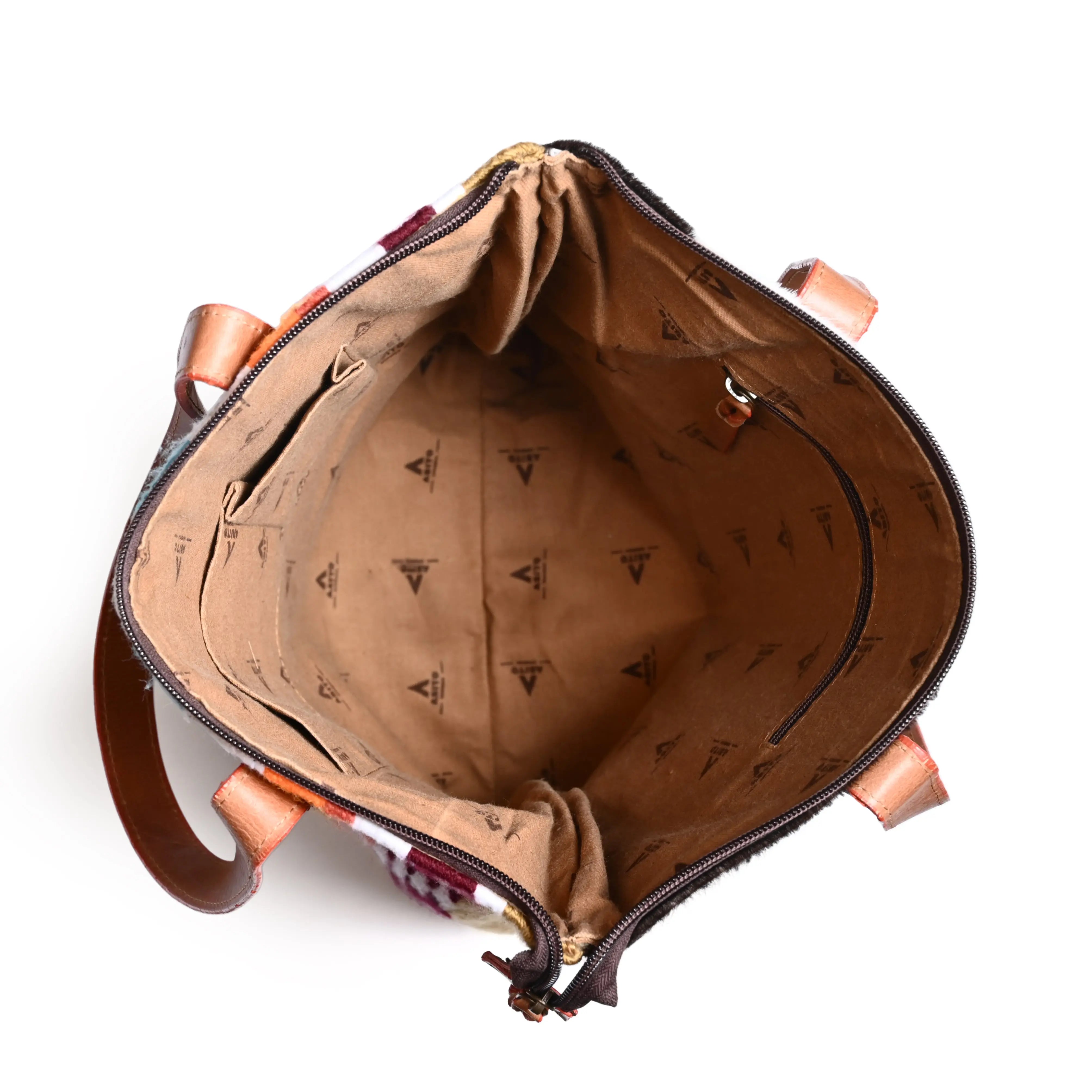 cowhide tote