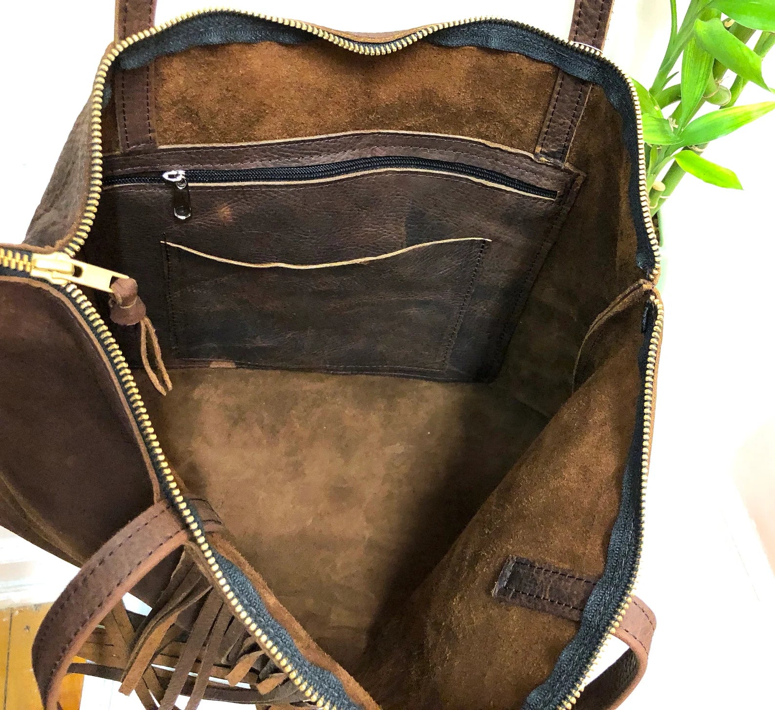 Cowhide Hobo Fringe Tooled Purse : Women Leather Tote Bag : Tooled Leather Handbag